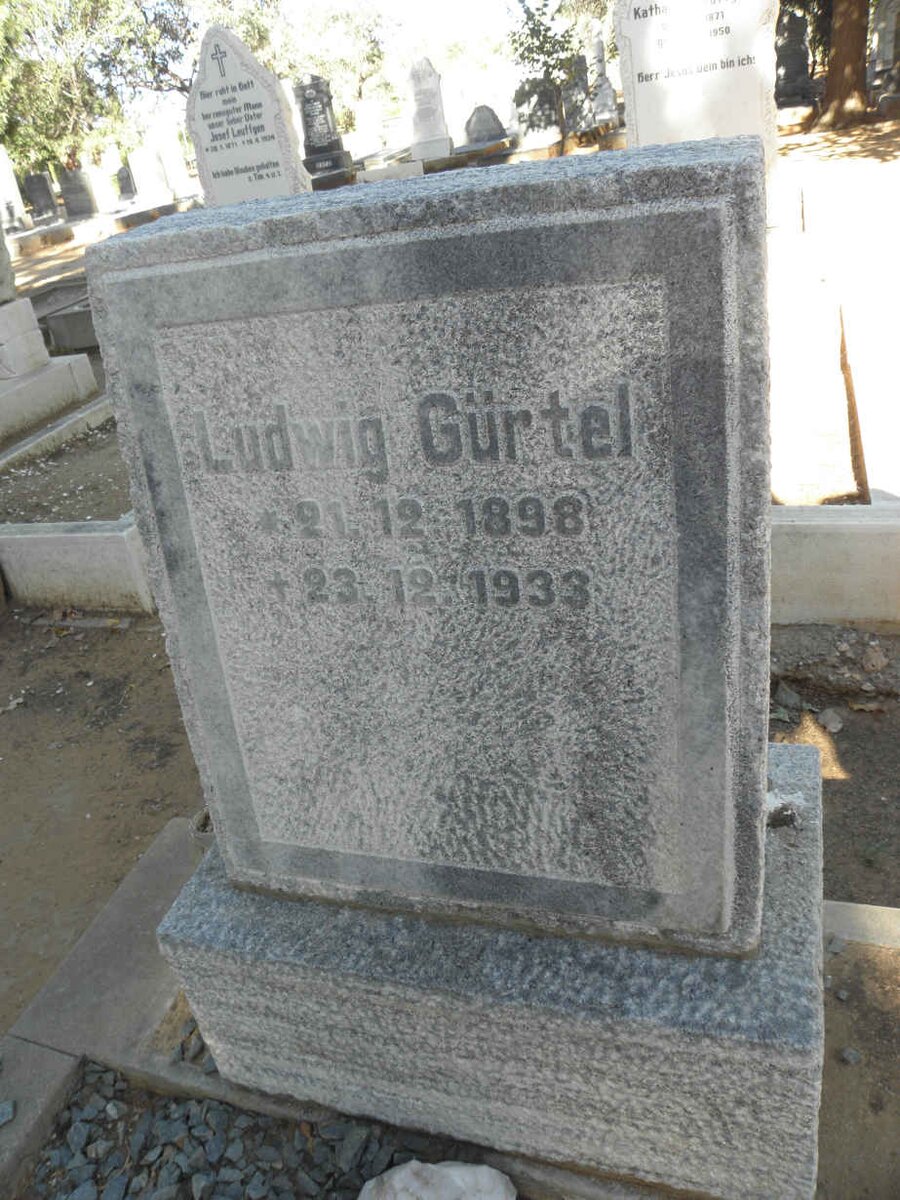 GÜRTEL Ludwig 1898-1933