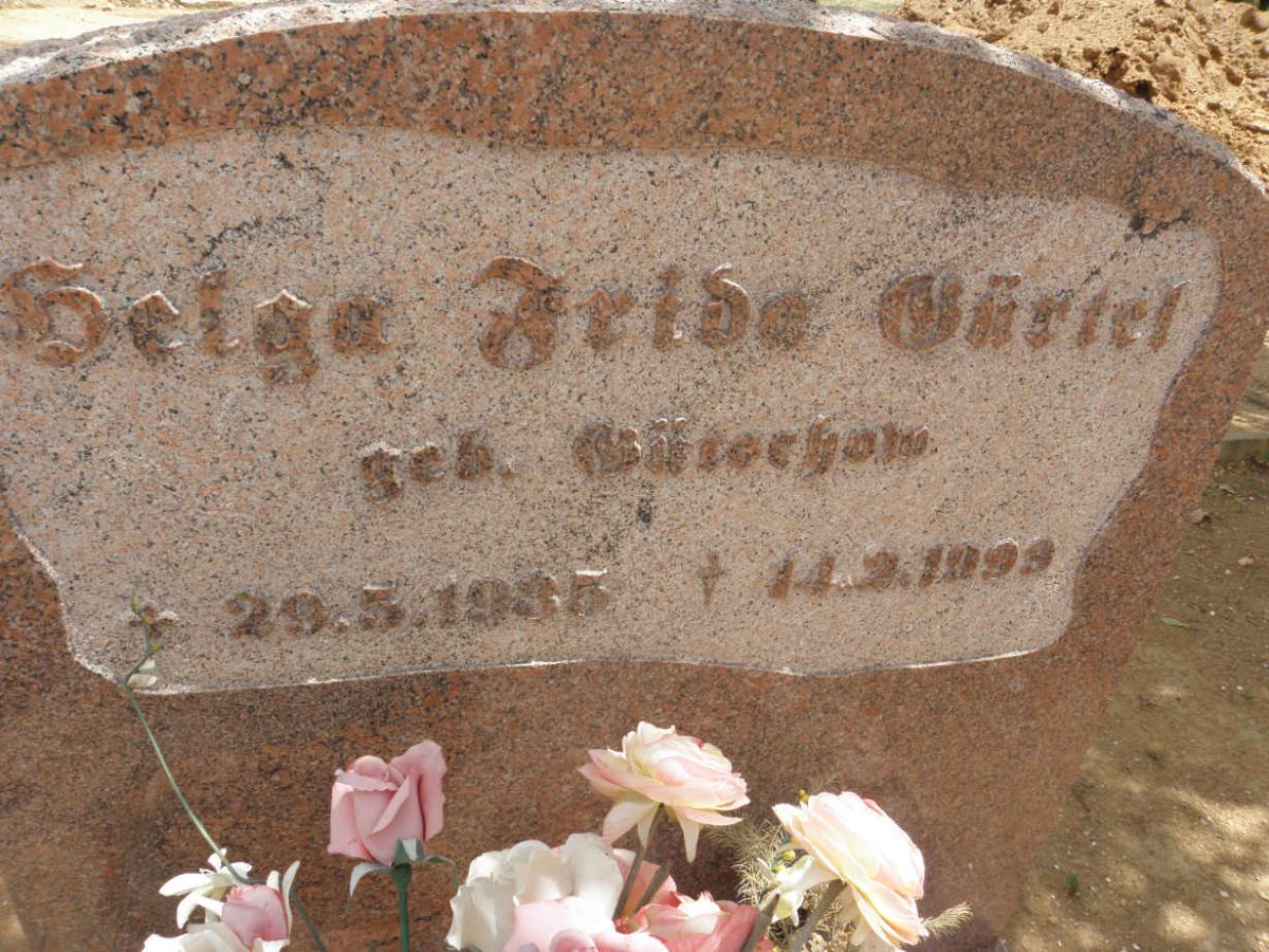 GÜRTEL Helga Frida nee GUTSCHOLM 1935-1999