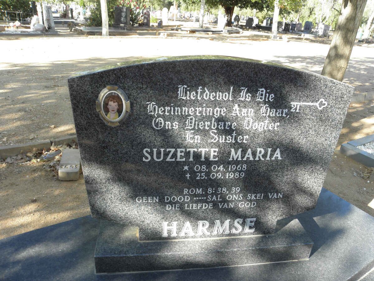 HARMSE Suzette Maria 1968-1989