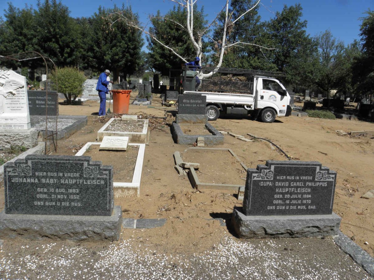 HAUPTFLEISCH David Carel Philippus 1884-1970 &amp; Johanna 1883-1952