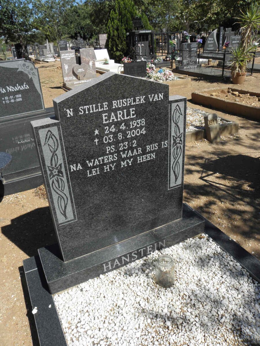 HANSTEIN Earle 1938-2004