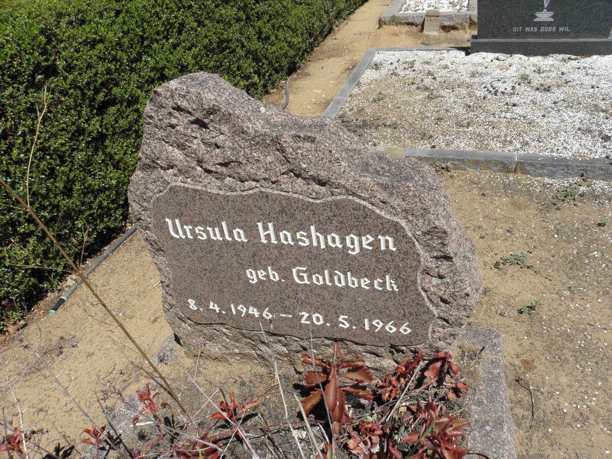 HASHAGEN Ursula nee GOLDBECK 1946-1966