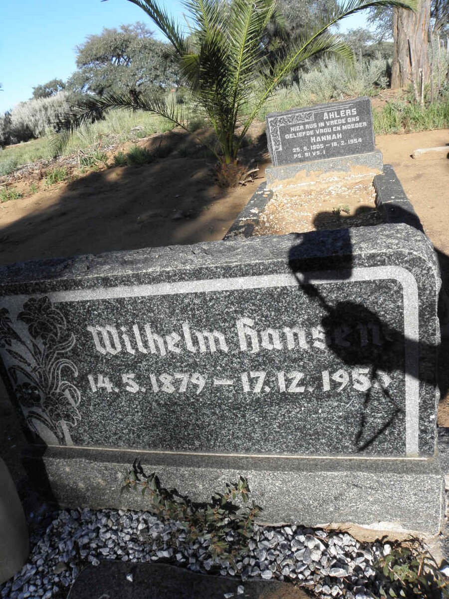 HANSEN Wilhelm 1879-1953