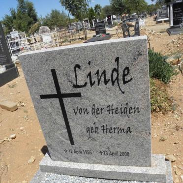 HEIDEN Linde, von der nee HERMA 1955-2008