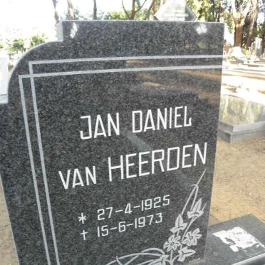 HEERDEN Jan Daniel, van 1925-1973