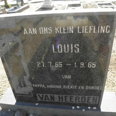 HEERDEN Louis, van 1965-1965