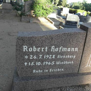 HOFMANN Robert 1928-1965
