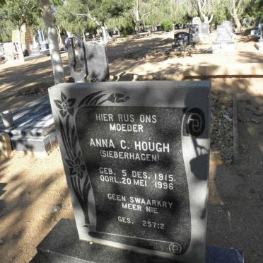 HOUGH Anna C. nee SIEBERHAGEN 1915-1996