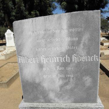 HOENCK Albert Heinrich 1884-1943