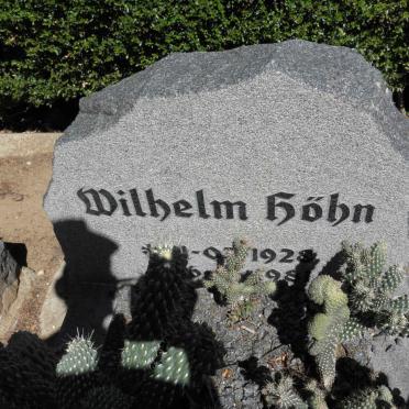 HÖHN Wilhelm 1928-198?