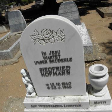 HOFMANN Siegfried 1940-1945