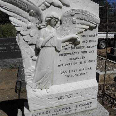 HUYSAMER Elfrieda Clodina 1942-1953