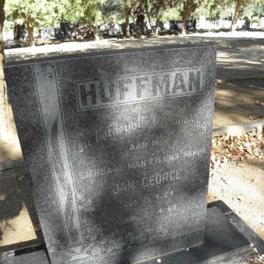HUFFMAN Jan George 1924-1969