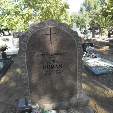HUMAN Peter 1936-1997