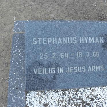 HYMAN Stephanus 1964-1968