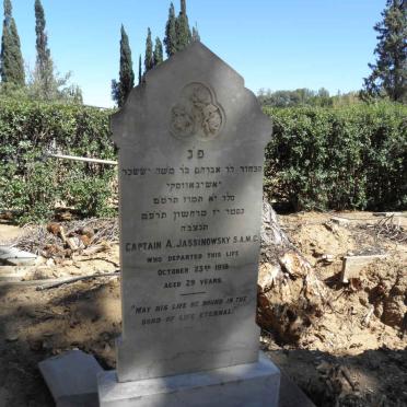 JASSINOWSKY A. -1918