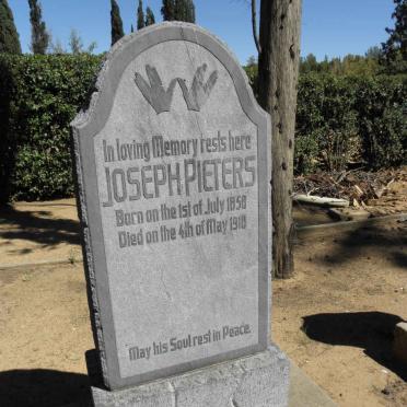 PIETERS Joseph 1858-1918