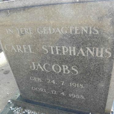 JACOBS Carel Stephanus 1918-1958