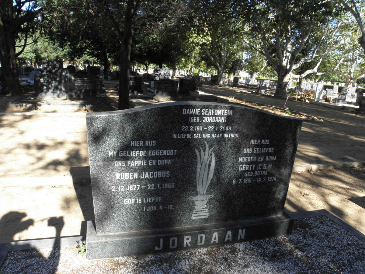 JORDAAN :: SERFONTEIN