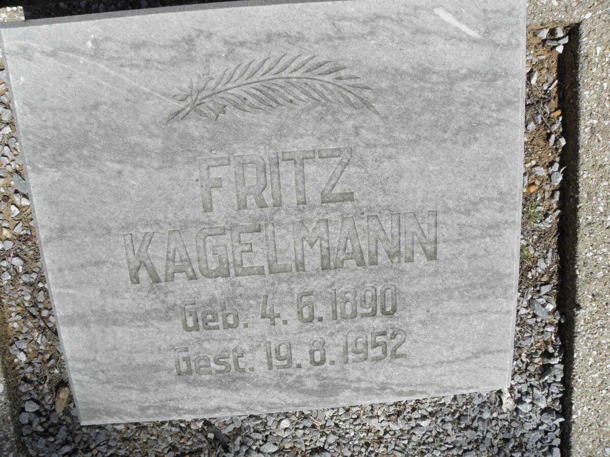 KAGELMANN Fritz 1890-1952