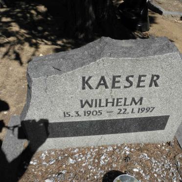 KAESER Wilhelm 1905-1997