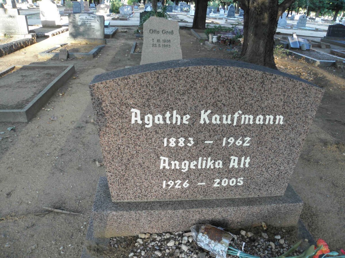 KAUFMANN Agathe 1883-1962 :: ALT Angelika 1926-2005