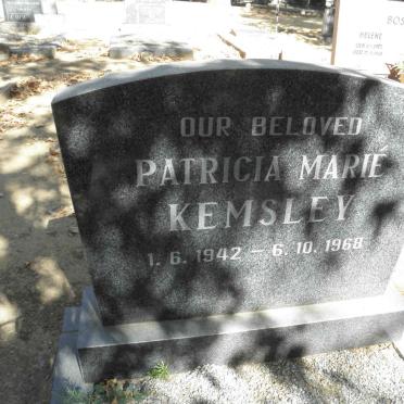 KEMSLEY Patricia Marié 1942-1968