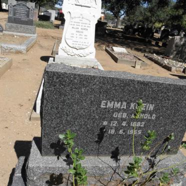 KLEIN Emma nee ARNOLD 1882-1955