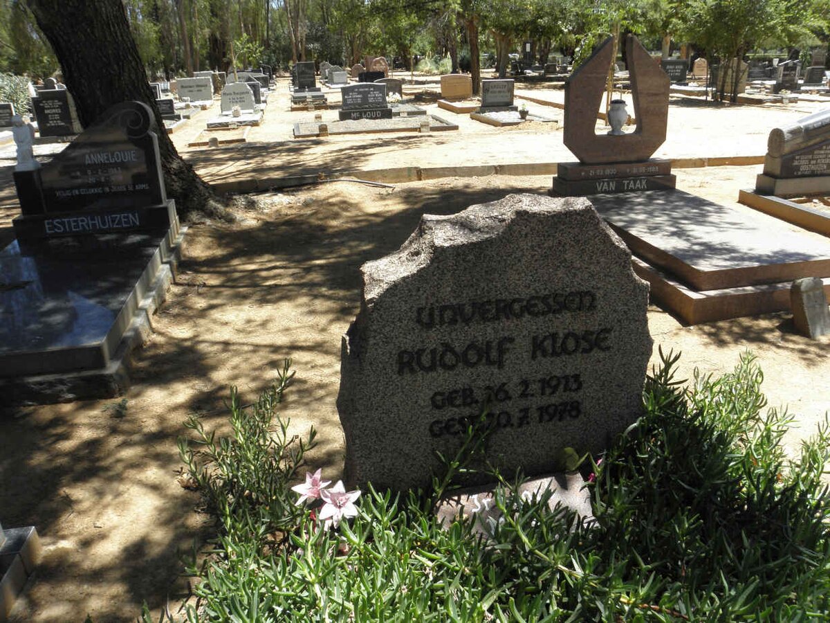 KLOSE Rudolf 1913-1978