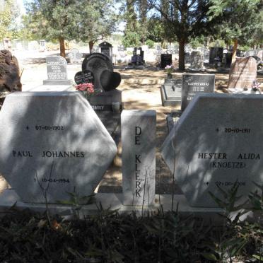 KLERK Paul Johannes, de 1902-1994 &amp; Hester Alida KNOETZE 1911-2006