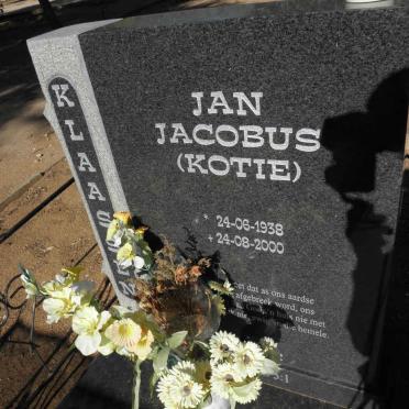 KLAASSEN Jan Jacobus 1938-2000