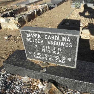 KNOUWDS Maria Carolina Retseh 1919-1995