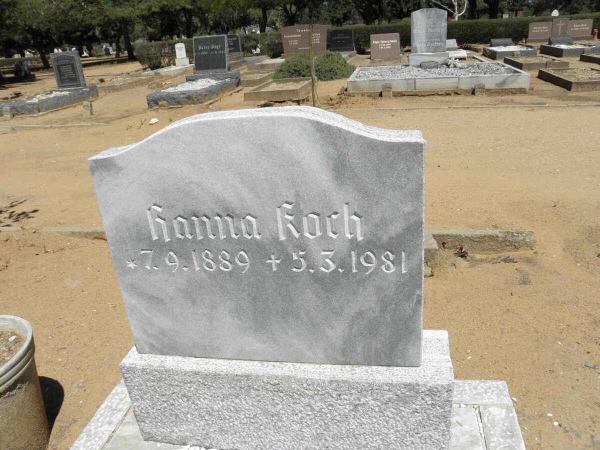 KOCH Hanna 1889-1981