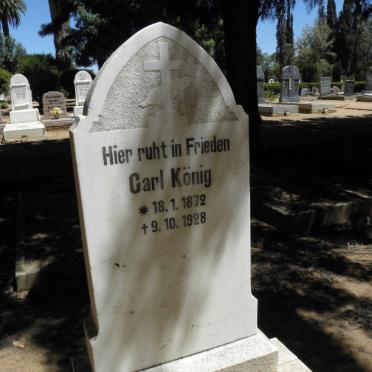 KÖNIG Carl 1872-1928