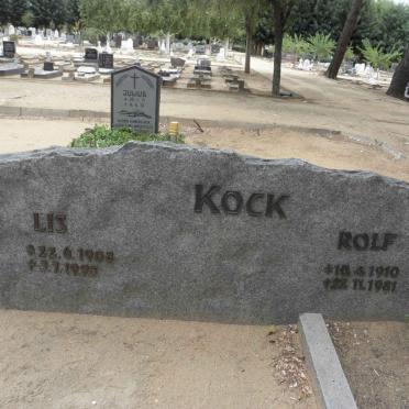 KOCK Rolf 1910-1981 &amp; Lis 1908-1995