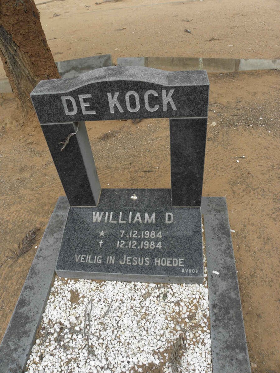 KOCK William D., de 1984-1984