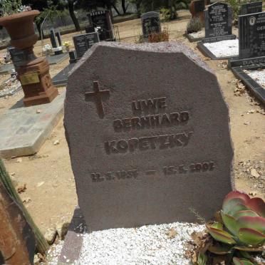 KOPETZKY Uwe Bernhard 1954-2002