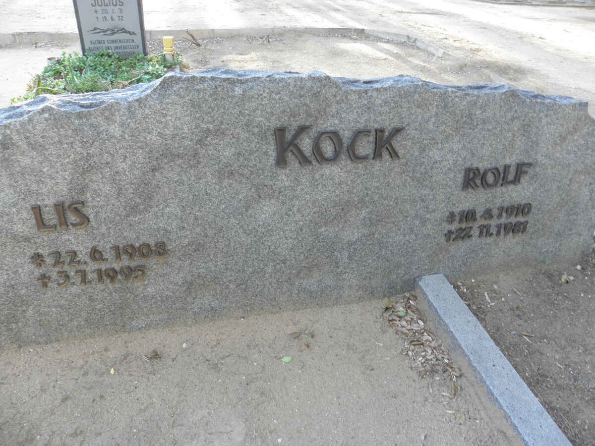 KOCK Rolf 1910-1981 &amp; Lis 1908-1995