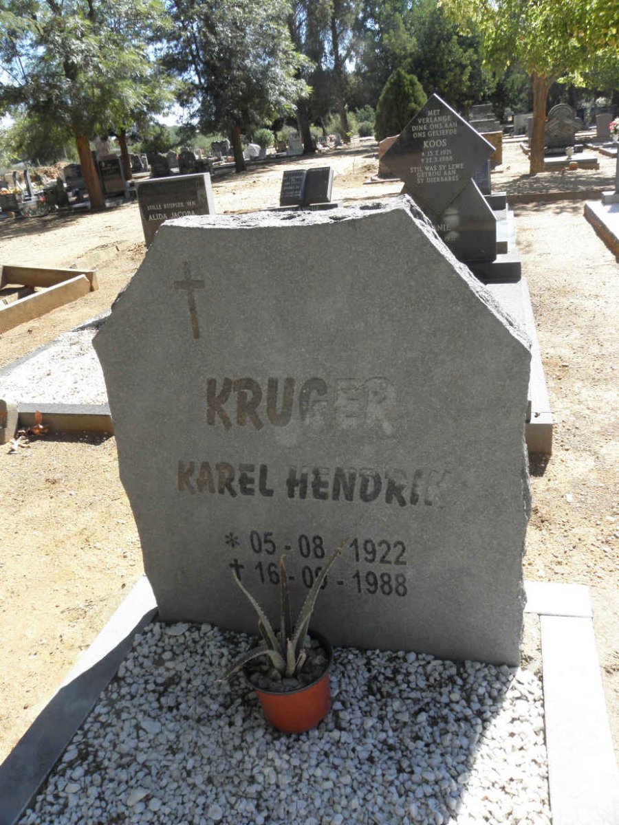 KRUGER Karel Hendrik 1922-1988