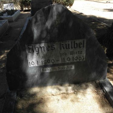 KÜLBEL Agnes nee WIRTZ 1890-1963