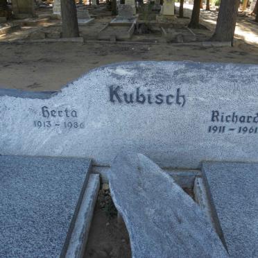 KUBISCH Richard 1911-1961 &amp; Herta 1913-1986