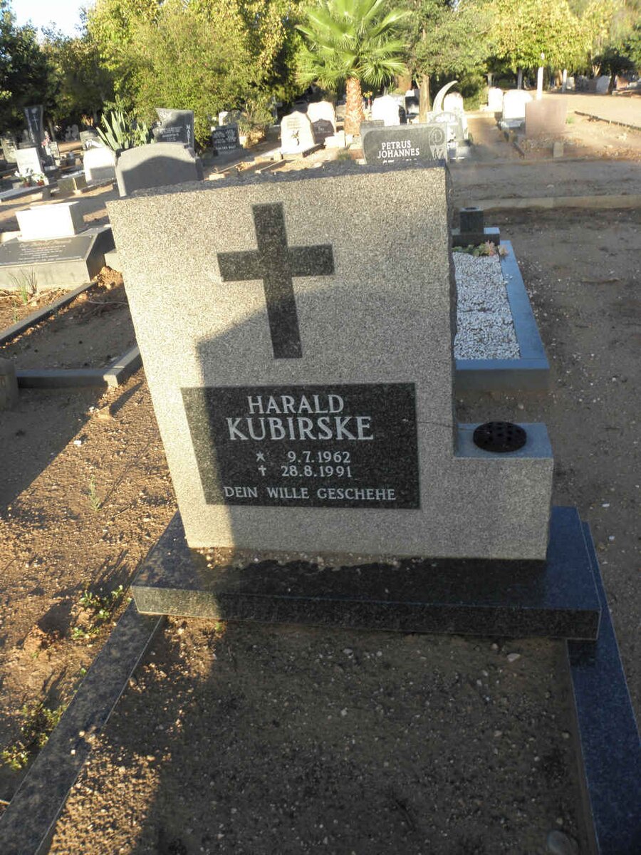 KUBIRSKE Harald 1962-1991