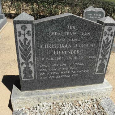 LIEBENBERG Christiaan Rudolph 1885-1956