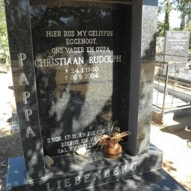 LIEBENBERG Christiaan Rudolph 1940-2004