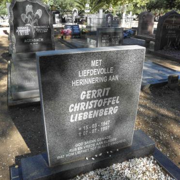 LIEBENBERG Gerrit Christoffel 1947-1997