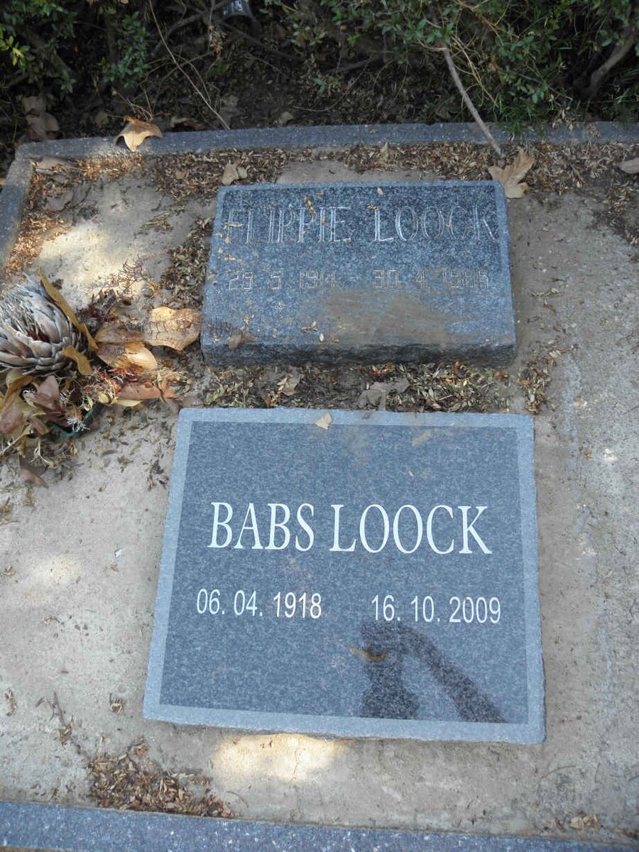 LOOCK Flippie 1914-1986 &amp; Babs 1918-2009