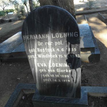 LOENING Hermann 1885-1943 &amp; Eva VON GIERKE 1899-1974
