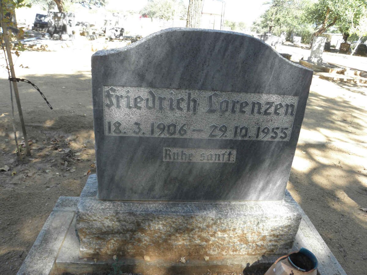 LORENZEN Friedrich 1906-1955