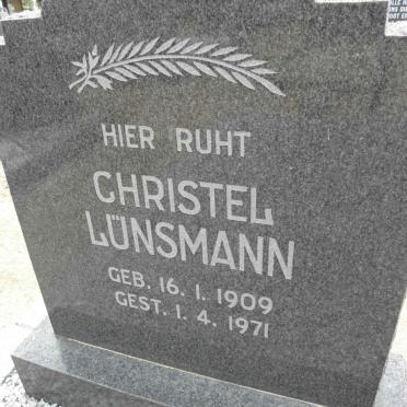LÜNSMANN Christel 1909-1971
