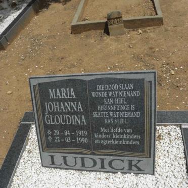 LUDICK Maria Johanna Gloudina 1919-1990